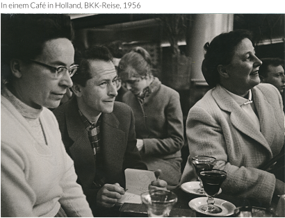 In einem Café in Holland, BKK-Reise, 1956